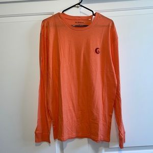 PacSun long sleeve tee. Size L. Coral/peach. NWT